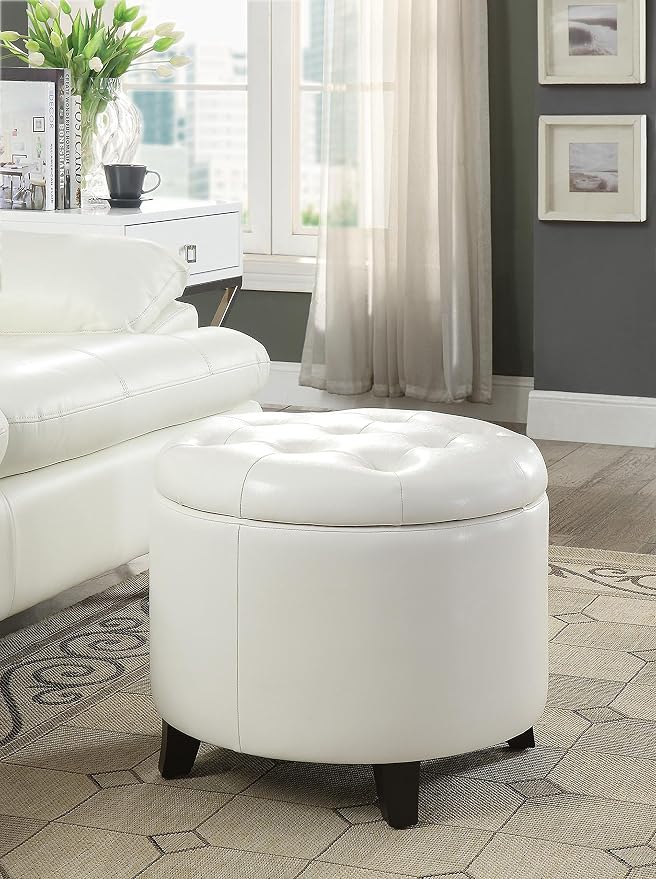 Ivory Faux Leather