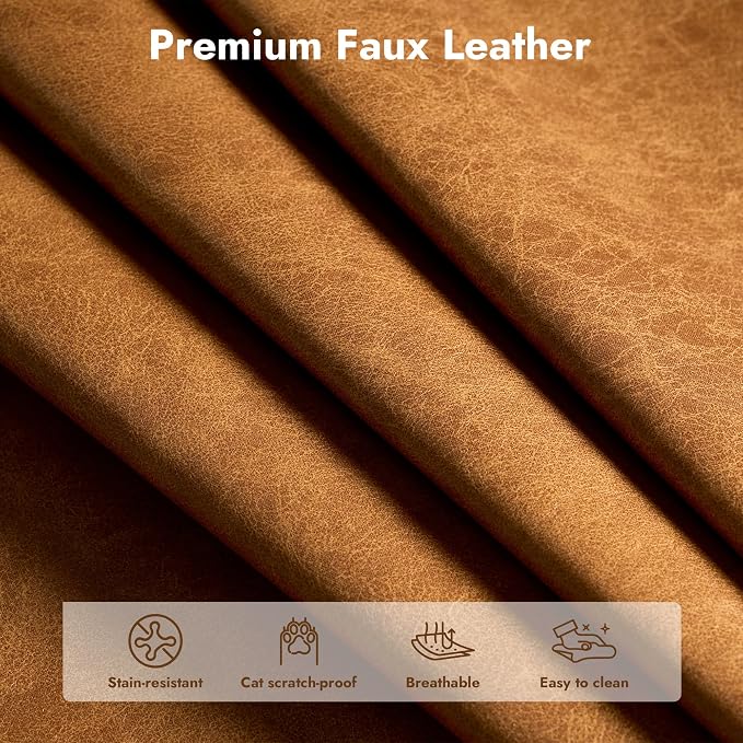 Brown,faux Leather