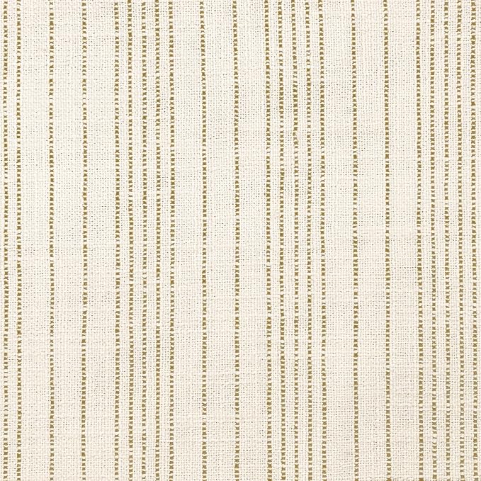 Marigold Pinstripe Cream Fabric