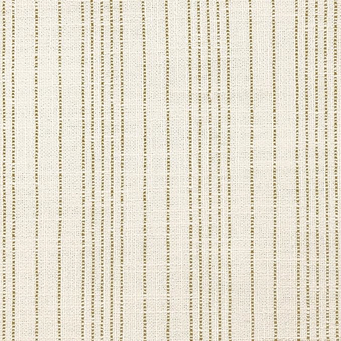 Marigold Pinstripe Cream Fabric
