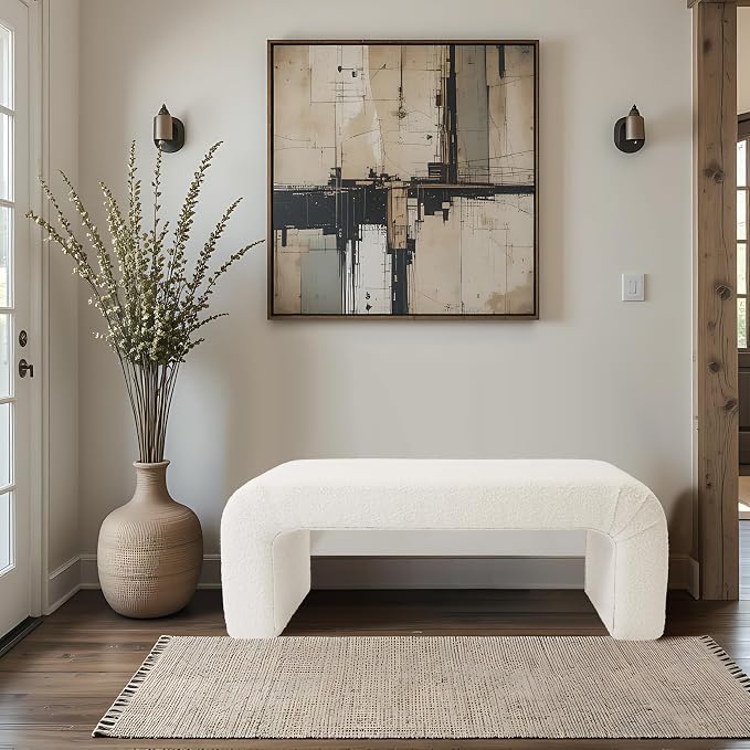 White Cream Boucle