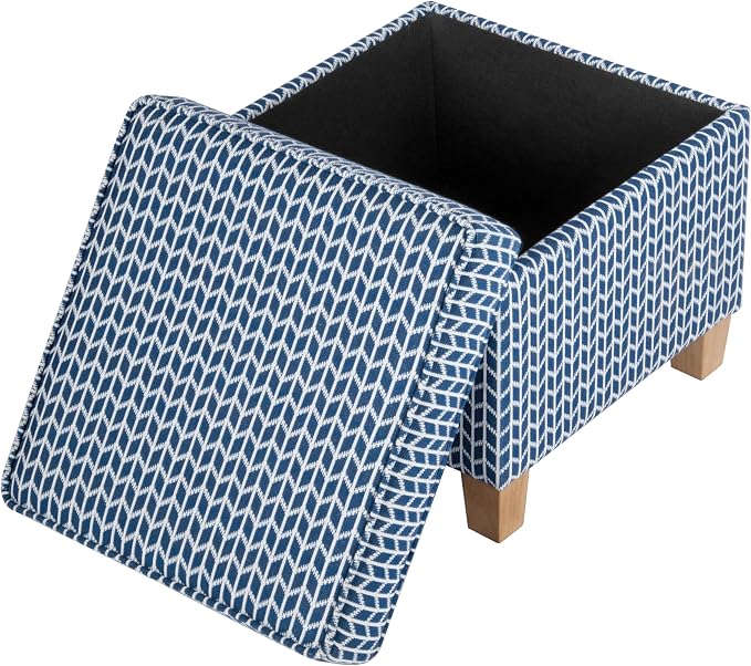 Blue Chevron Print