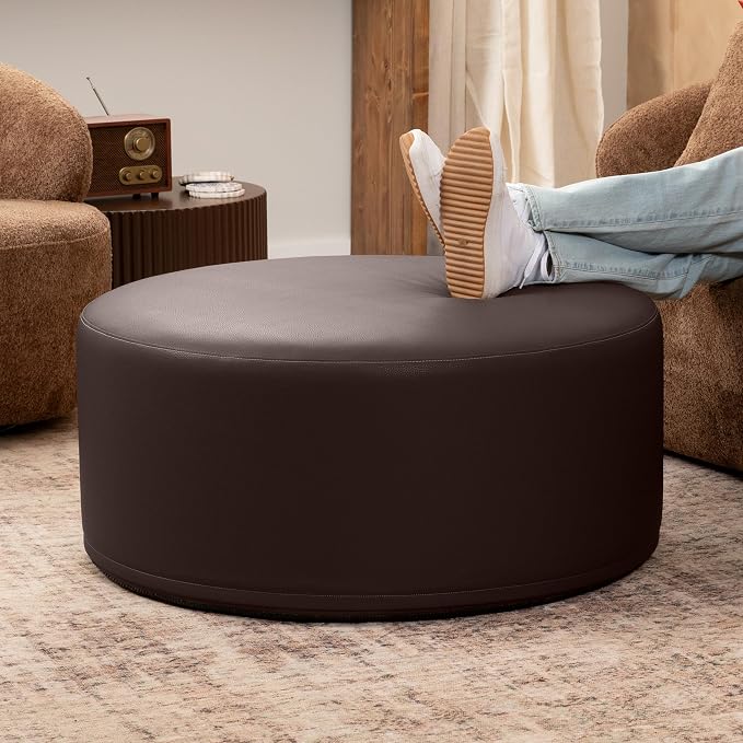 Faux Leather Chocolate