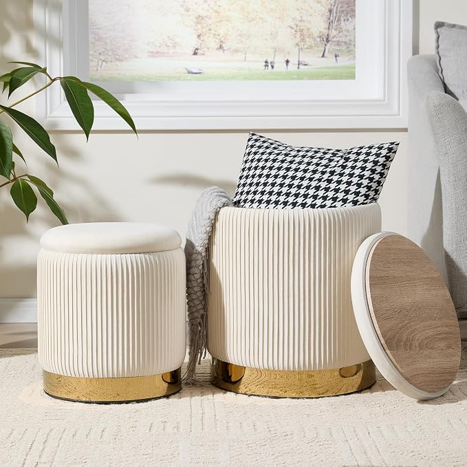 Gold-tone Velvet-beige
