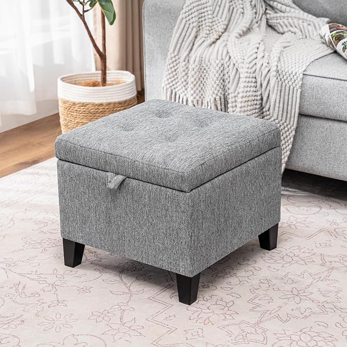 Grey With Wood Legs