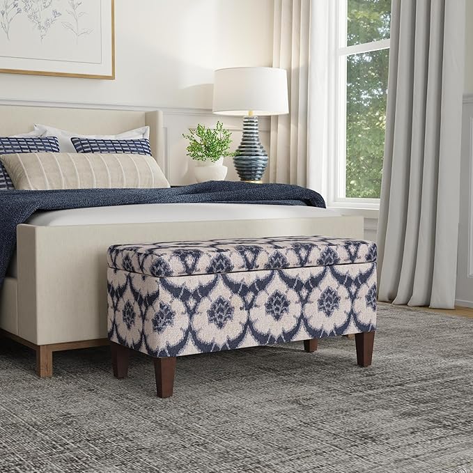 Blue Medallion Print