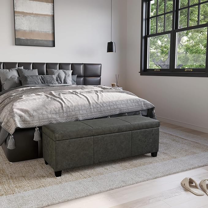 Rustic Gray/ Faux Leather