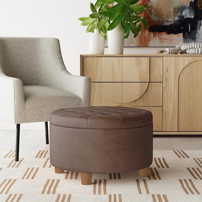 Brown Faux Leather