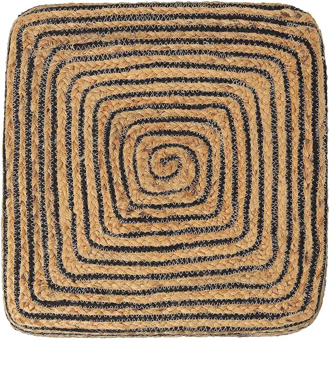 Cube Braided Natural Black