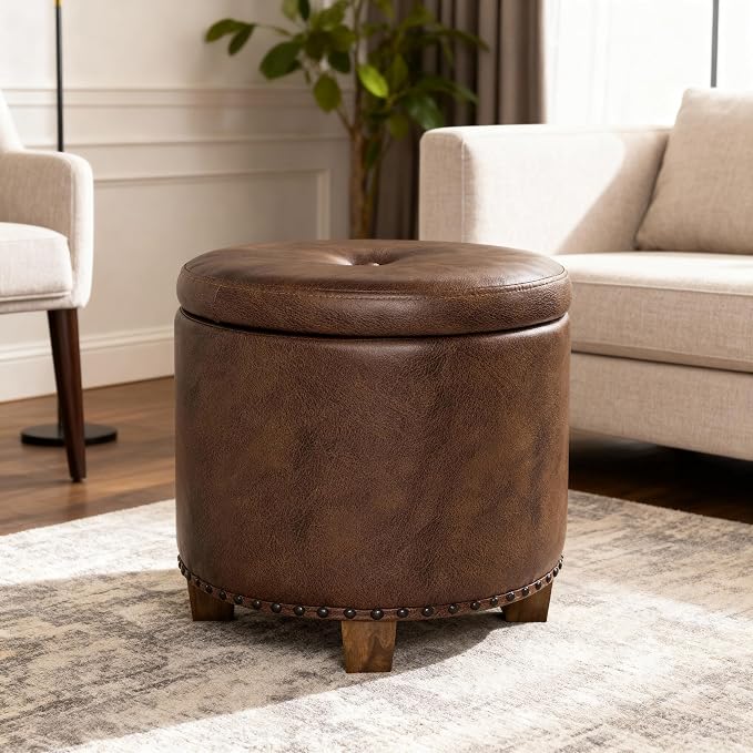 Brown Faux Leather