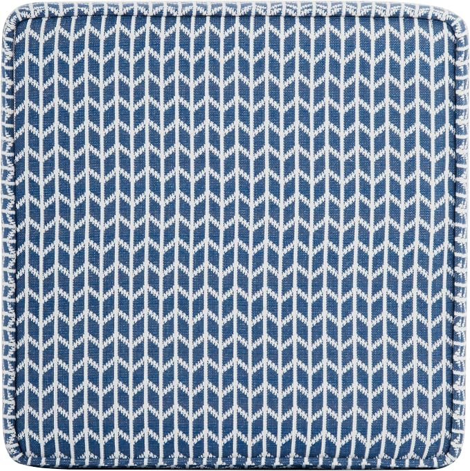 Blue Chevron Print