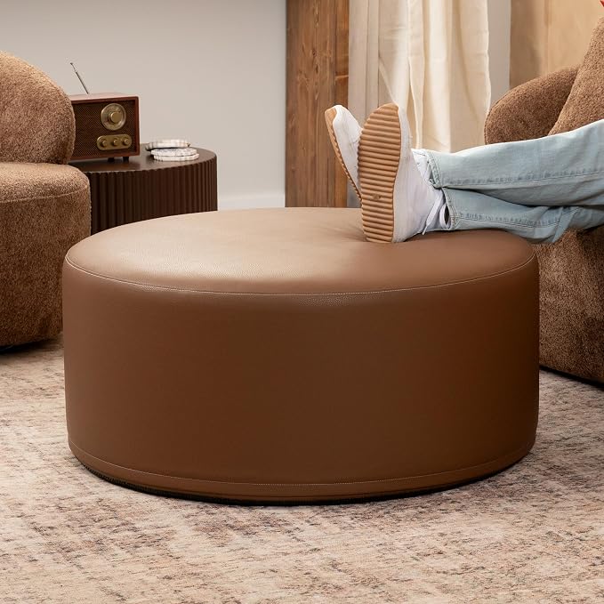 Faux Leather Walnut