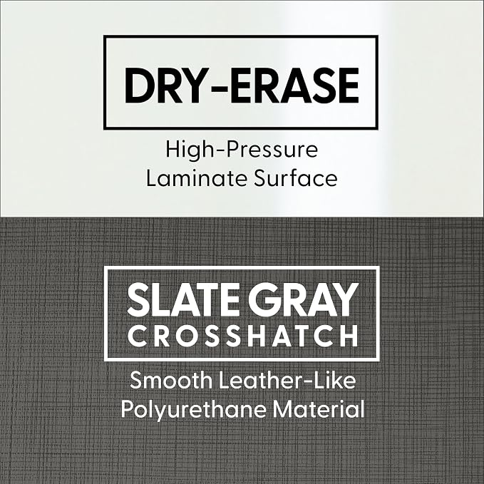Slate Gray Crosshatch/Whiteboard