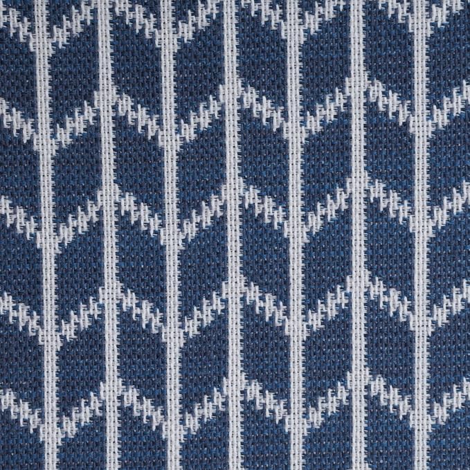 Blue Chevron Print