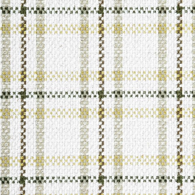 Natural Plaid Woven Fabric