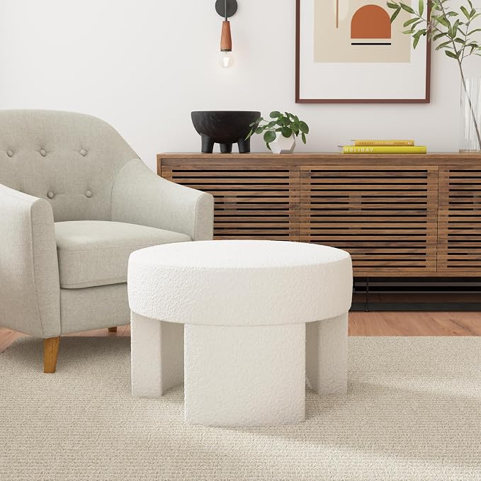 White Cream Boucle