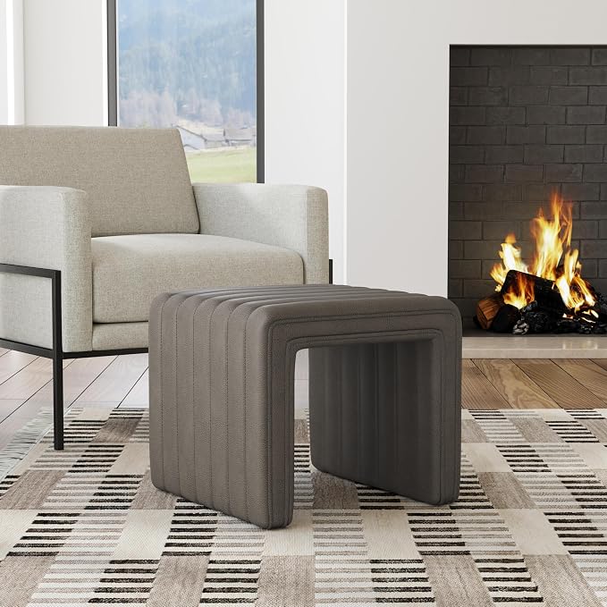 Ewter Gray Faux Leather