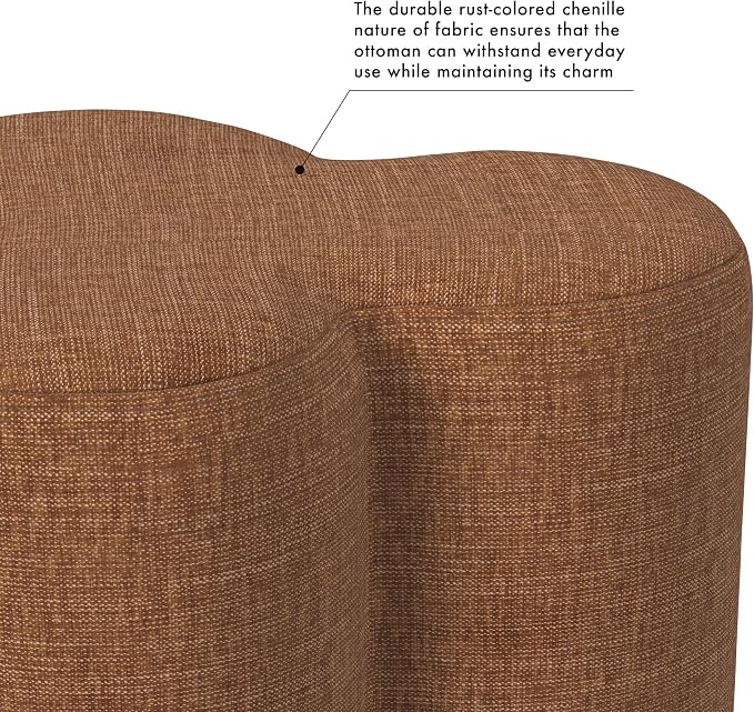 Rust Orange Chenille