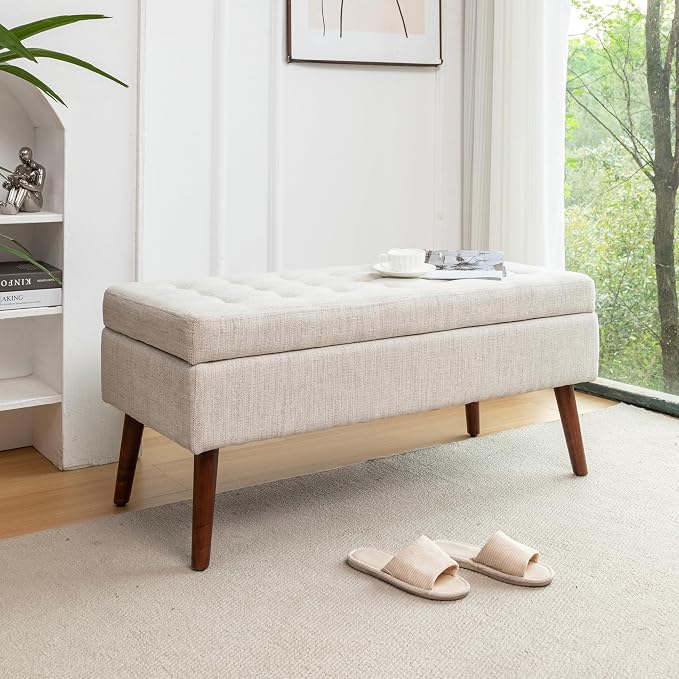 Linen Fabric in Beige