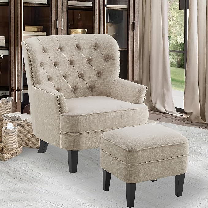 Polyester Sand With Ottoman