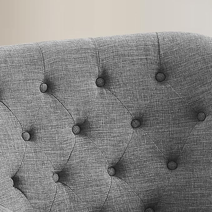 Linen Grey With Ottoman