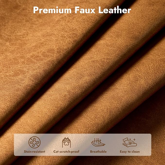 Brown,faux Leather