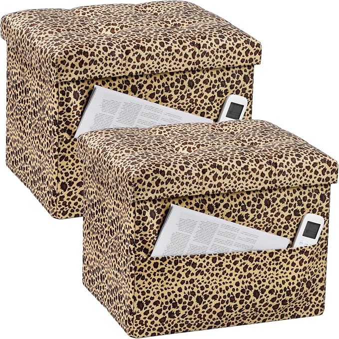 Leopard Print 2 Pack-with Side Pockets