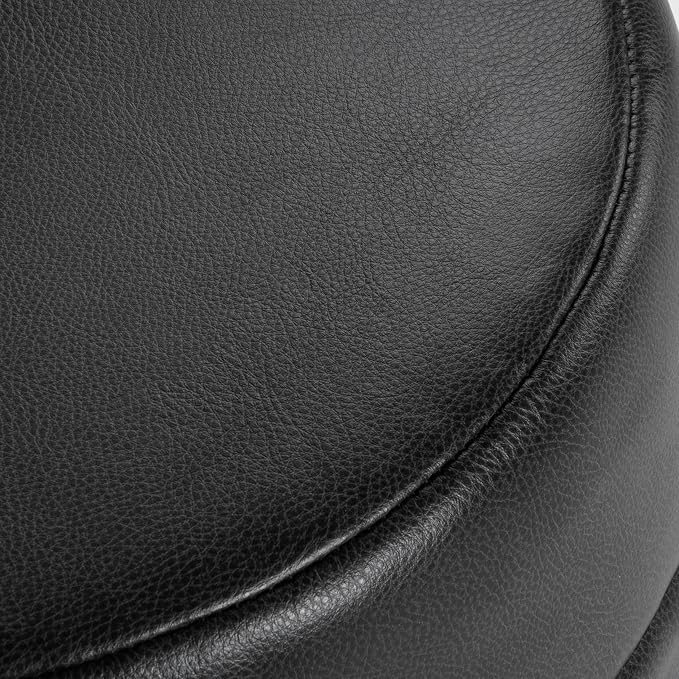 Black Faux Leather