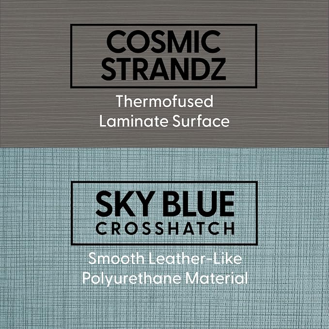 Sky Blue Crosshatch/Cosmic Strandz