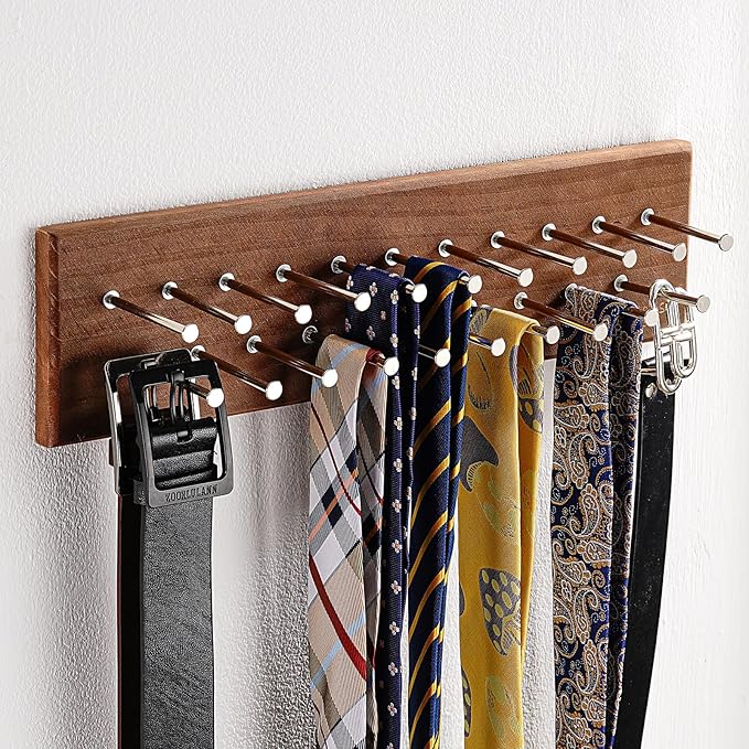 Walnut Tie Rack