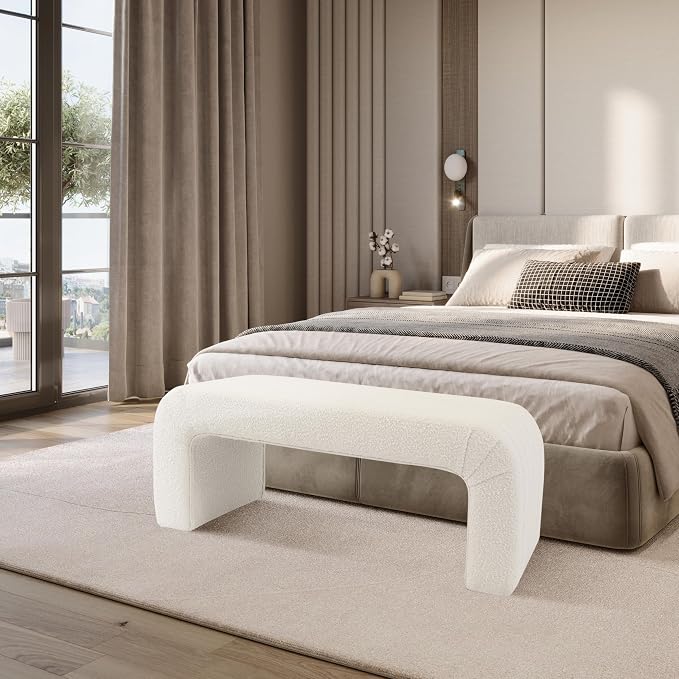 White Cream Boucle