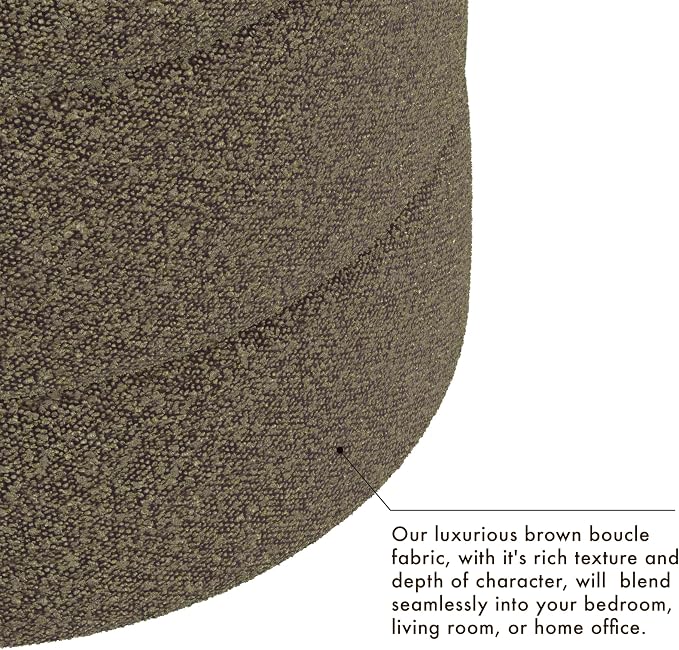 Dark Brown Boucle