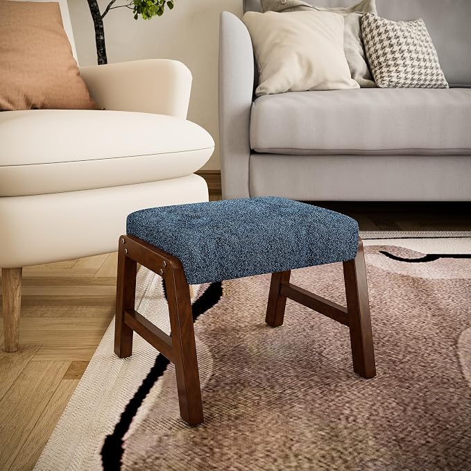 Fabric Blue and Brown