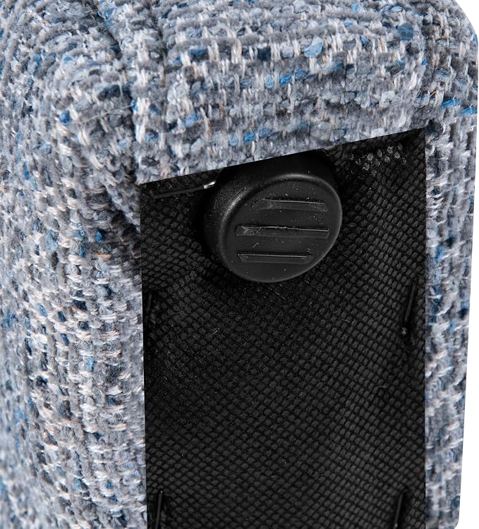 Blue Gray Woven Fabric