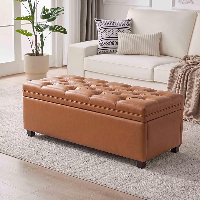 Faux Leather Brown