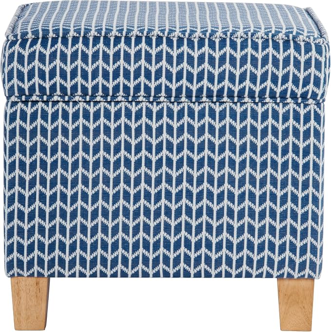 Blue Chevron Print