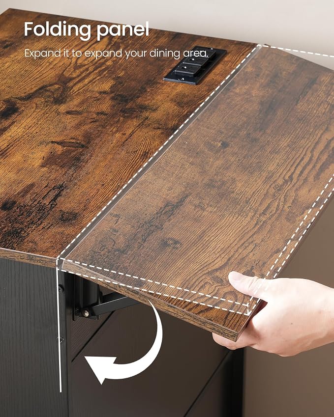 Black and Rustic Brown