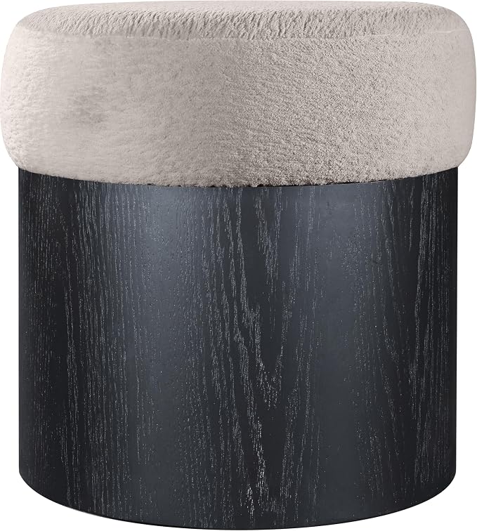 Beige / Black Finish
