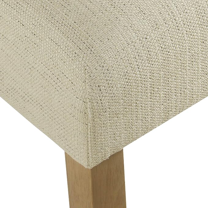 Stain Resistant Textured Linen Cream (Single Pack)