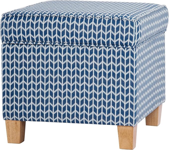 Blue Chevron Print
