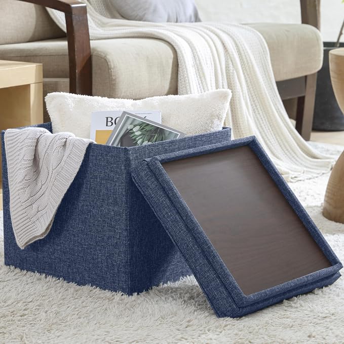 Linen Navy Blue