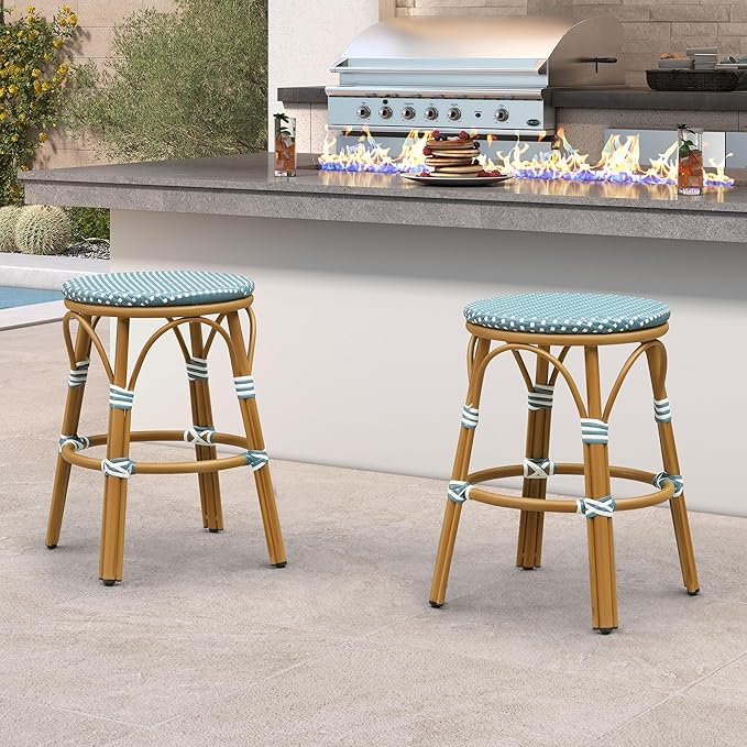 Soft Blue (Bamboo Finish)