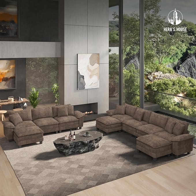 Chenille Grayish Brown