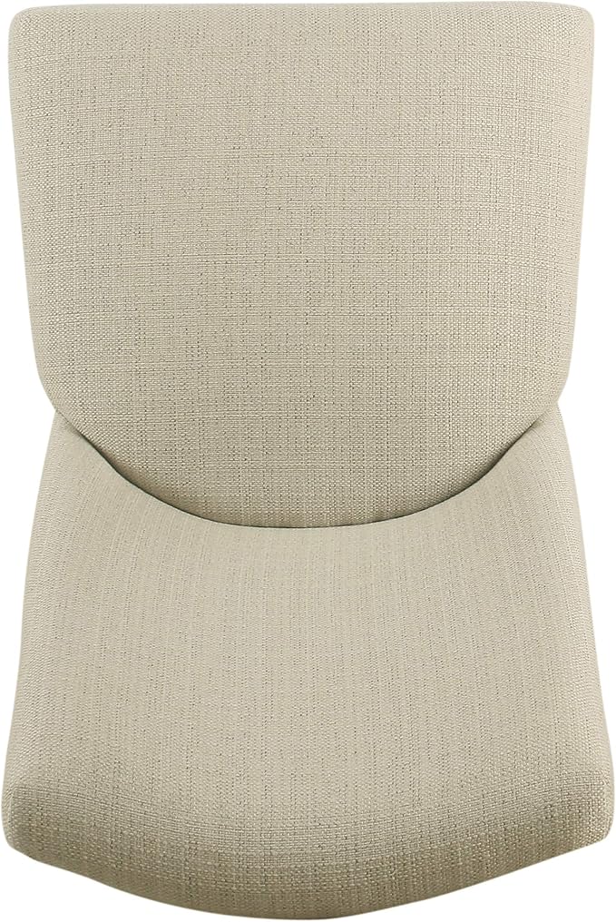 Stain Resistant Textured Linen Cream (Single Pack)
