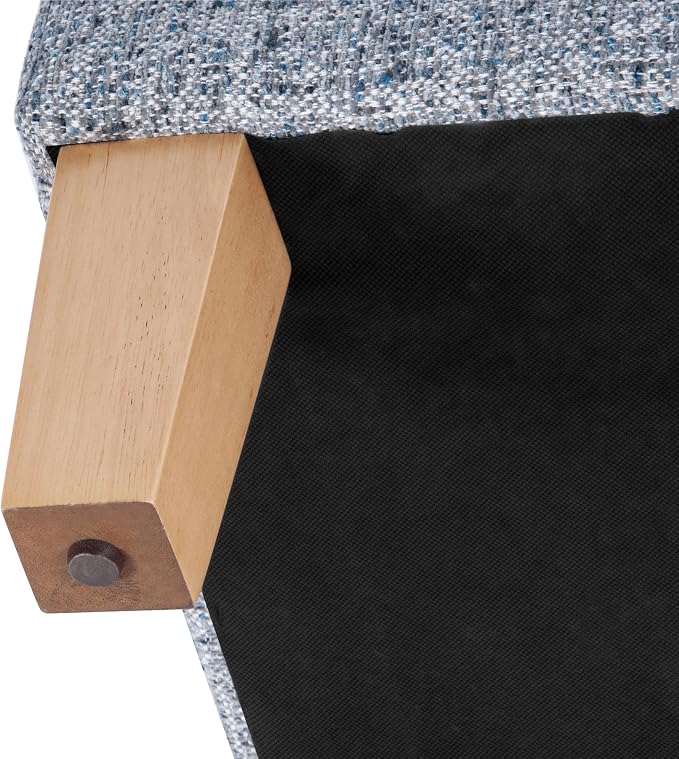 Blue Gray Woven Fabric