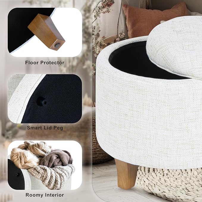 Cream Textured Solid
