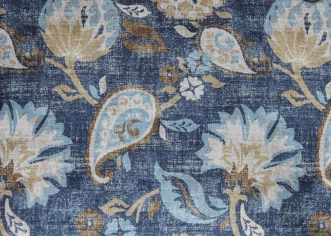 Indigo Flora Fabric