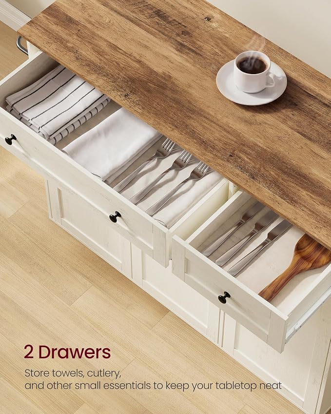 Rustic White + Honey Brown
