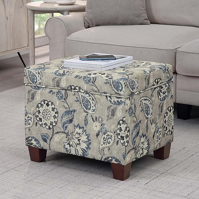 Gray Flora Fabric