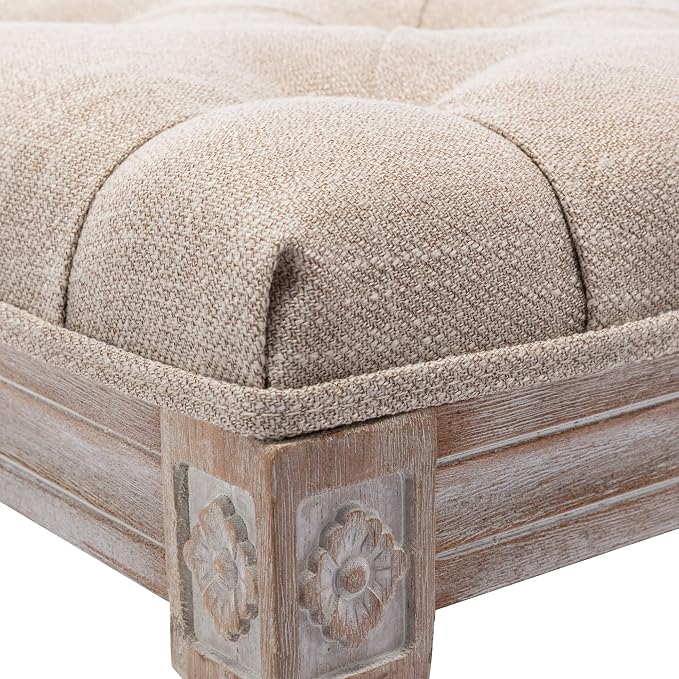 C- Entryway Bench; Beige